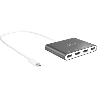 Afbeelding van j5create JCA366 N USB C naar 4 Port HDMI Multi Monitor Adapter