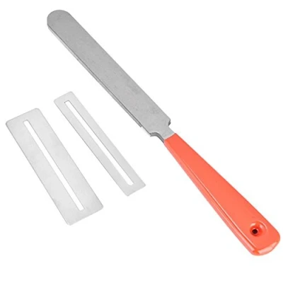 Afbeelding van Gitarre Fret File Set, Edelstahl Schleifwerkzeug Datei Dichtungen Griffbrett Protector Kit Tools