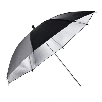 Afbeelding van Godox Flitsparaplu Zilver/Zwart 84cm