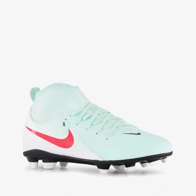 Afbeelding van Nike Performance JR Phantom LUNA II CLUB FG/MG Unisex Voetbalschoenen met kunststof noppen voor kinderen, Maat: 33, Mint/atomic red/off noir