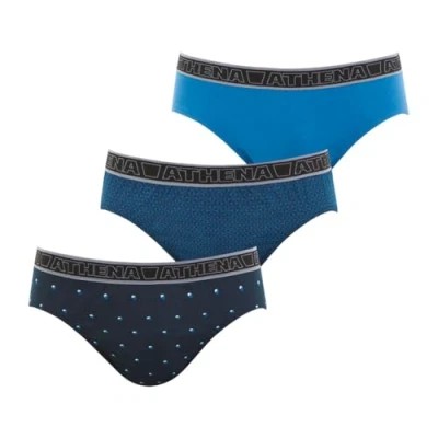 Afbeelding van ATHENA Tonic herenslips, 3 stuks, Blauw, 4XL