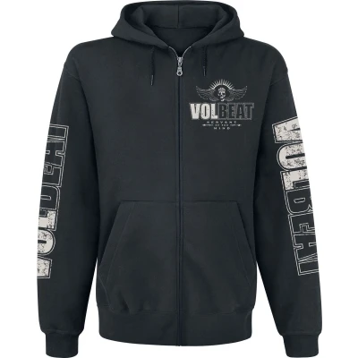 Afbeelding van Volbeat Servant of the mind Vest met capuchon zwart L