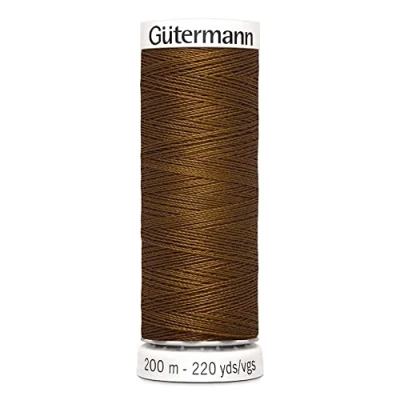 Afbeelding van Gütermann Alles Naaigaren, Bruin Nr. 019, 200 meter, Per stuk.