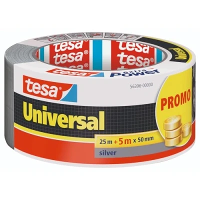 Afbeelding van tesa UNIVERSAL 56396 00000 00 Textieltape Zilver (l x b) 30 m 50 mm 1 stuk(s)