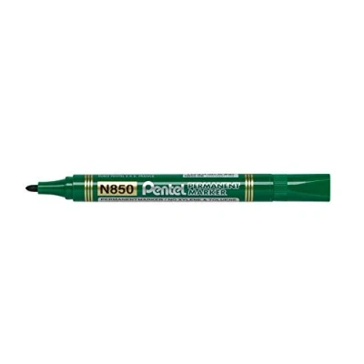 Afbeelding van Pentel permanente marker N850 D, groen 12 stuks