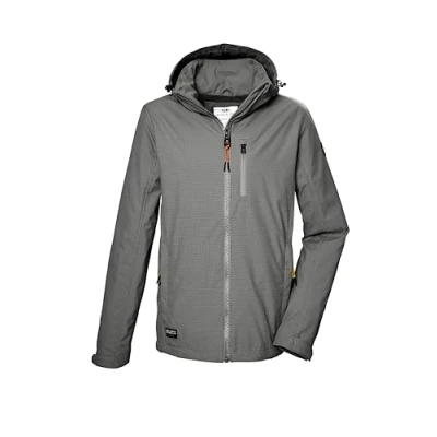 Afbeelding van G.I.G.A. DX heren Softshell jack/outdoorjack met afritsbare capuchon GS 82 MN SFTSHLL JCKT, helloliv, M, 43117 000