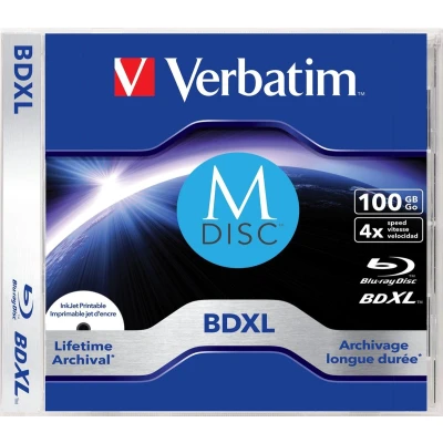 Afbeelding van Verbatim BD R Blu Ray 100GB 4x 5st. MDISC