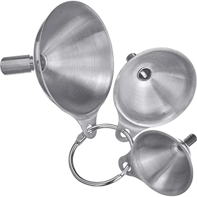 Afbeelding van Westmark Mini Set 3 Trechters RVS 4.5cm 5.5cm 7.5cm
