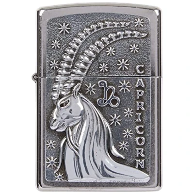Afbeelding van Zippo, 2006506, PL AA8207 Capricorndierenkr. V19 aansteker, messing, design, 5,83,81,2