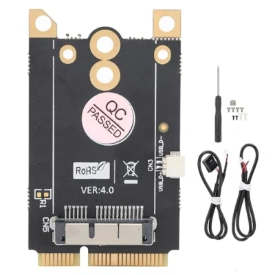 Afbeelding van Adapterkaart Mini PCI E naar BCM94630 12 + 6 pins WiFi kaartconverter voor Windows 7/8 / 8.1, OS X/Broadcom BCM94360CD BCM943602CS BCM94360CS2 BCM94331CD BCM94360CSAX BCM943224P