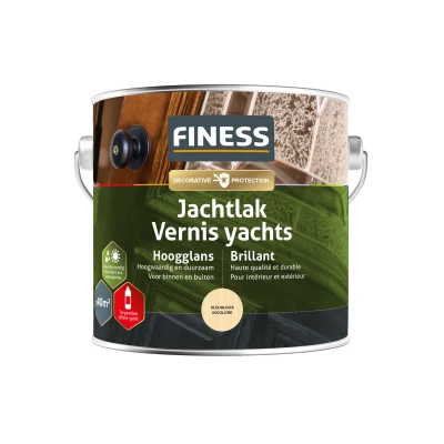 Afbeelding van Finess jachtlak hoogglans 2,5 liter, kleurloos