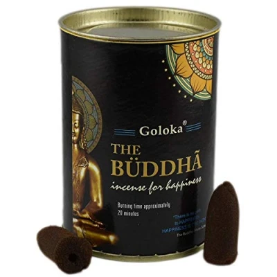 Afbeelding van Green Tree Goloka budda back flow cone (1 st)