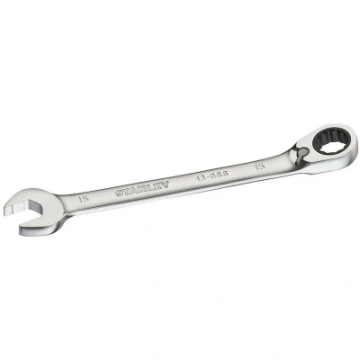 Afbeelding van Stanley handgereedschap FATMAX Omkeerbare Ringsteeksleutel met ratel 15mm FMMT13088 0