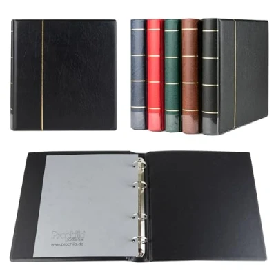 Afbeelding van Prophila Kobra ringbinder for coins, banknotes, postcards, first day sheets, black