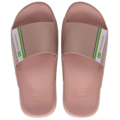 Afbeelding van Slipper Havaianas Unisex Slide Brasil Crocus Rose Schoenmaat 41 42