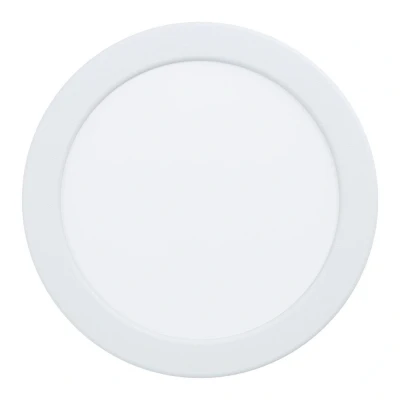 Afbeelding van EGLO Fueva 5 led inbouwspot, Ø 16,6 cm, dimbare ledspot van staal met een kunststof diameter, inbouwlamp in wit, vlak, lage inbouwdiepte 26 mm, wa