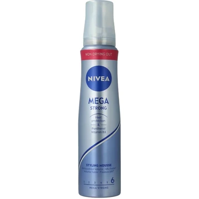 Afbeelding van Nivea Mega Strong Styling Mousse Multiverpakking 6x150ML