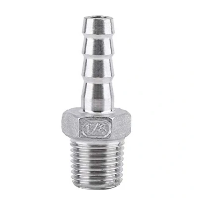 Afbeelding van Verbindingsslot voor slang, gekoppeld, met winde, adapter, sleutelslot van roestvrij staal, SS304 1/8 inch 3/4 (1/4 x 8 mm)