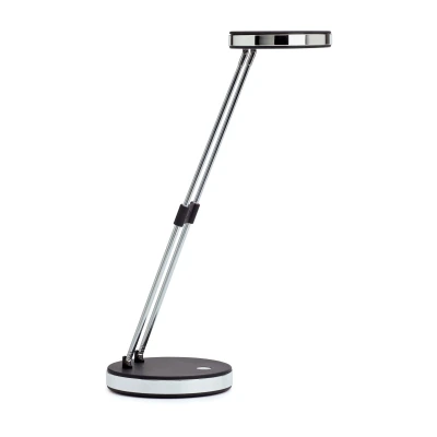 Afbeelding van MAUL bureaulamp LED Puck op voet, verschuifbaar in hoogte, daglicht wit licht, zwart
