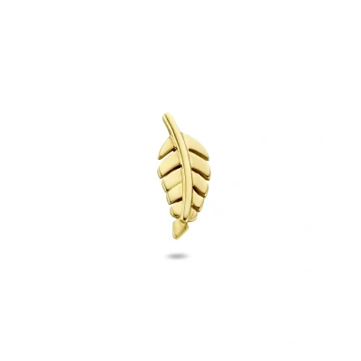 Afbeelding van goud (geelgoud) oorknop veer per stuk 4026010 Oorbellen horloge Goudkleur