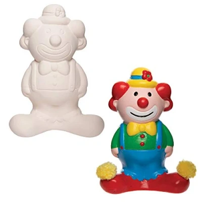 Afbeelding van Baker Ross Clown Spaarpotjes (2 Stuks) Knutselspullen en Knutselsets voor Kinderen