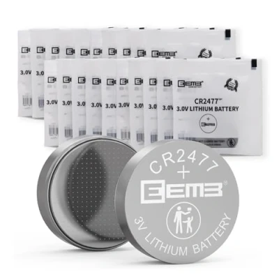 Afbeelding van EEMB 20 PACK CR2477 Batterij 3V Lithium Button Coin Cell Battery 2477 DL2477, ECR2477 voor Elektronische Kaars, Licht, Afstandsbediening, Sleutelflikker, Alarm, Contactsensor