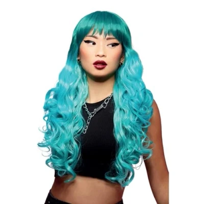 Afbeelding van Smiffy&#039;s Manic Panic® Mermaidâ Ombre Zeemeermin Pruik