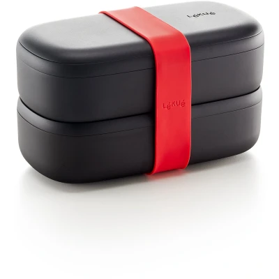 Afbeelding van Lékué To Go lunchbox limited edition 1 L Zwart