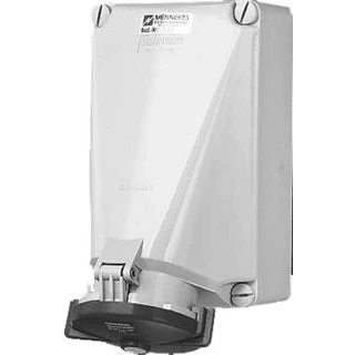 Afbeelding van Mennekes wandcontactdoos 125a 4p 6h 400v ip67 139