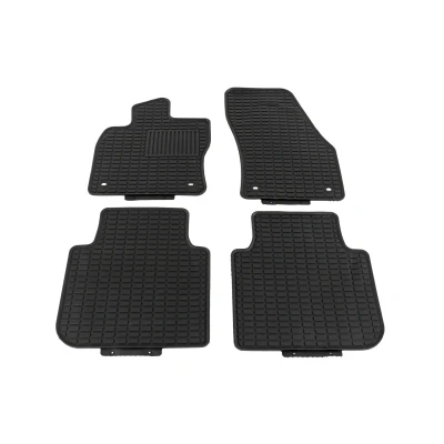 Afbeelding van VAICO V10 7593 Vloermatset Rubber voor en achter 4 Zwart Op maat gemaakt