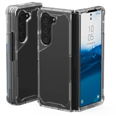 Afbeelding van Samsung Galaxy Z Fold 5 Hoesje Kunststof UAG Hardcase/Backcover Transparant Telefoonhoesje Shockproof/Valbescherming