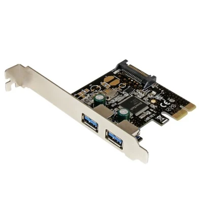 Afbeelding van StarTech.com 2 poort USB 3.0 PCI Express controller kaart met SATA voeding