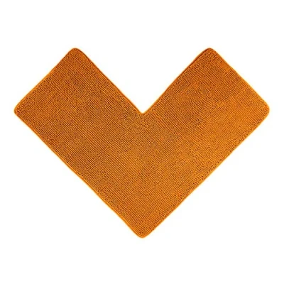 Afbeelding van Badmat Oranje Badkamer Tapijt kan gecombineerd worden tot een set Antislip &amp; Maschinewasbaar Toiletmat 50 x 100 cm