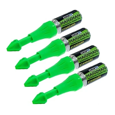Afbeelding van MarXman Groen Krijt Markering Pen x4 Gat Tool Tot 45mm MARXMAN1GRN