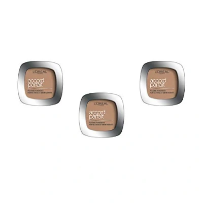 Afbeelding van L’Oréal Paris Accord Parfait Poeder 5D/W Matterend gezichtspoeder met een Natuurlijke resultaat 9 gr.