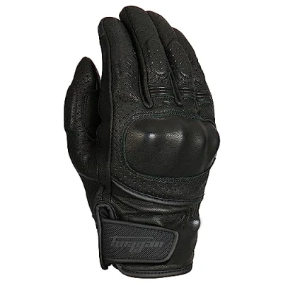 Afbeelding van Furygan LR Jet D3O Vented Geperforeerde motorfiets handschoenen, zwart, afmeting S voor man