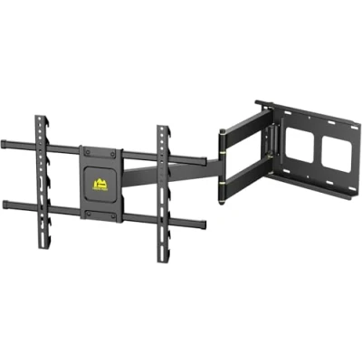 Afbeelding van FORGING MOUNT 92 cm lang bereik hoek TV muurbeugel met hoogteinstelling Full Motion Swivel Tilt beugel voor hoek/plat geïnstalleerd past op 37&quot; 82&quot; tv&#039;s, houdt 60kg, MAX VESA 600x400mm