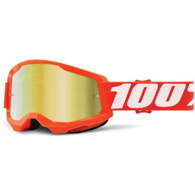 Afbeelding van 100% 2022 Strata 2 Crossbril Oranje (Lens: Goud)