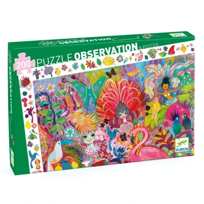 Afbeelding van Djeco puzzel observation rio carnaval (200st)
