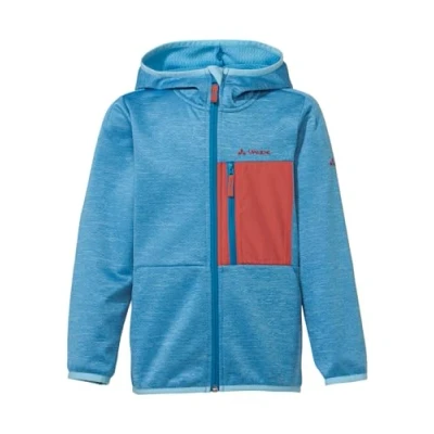 Afbeelding van VAUDE Kikimora fleecejack voor kinderen, functionele fleece overgangsjas met capuchon, jongens en meisjes, warm buiten