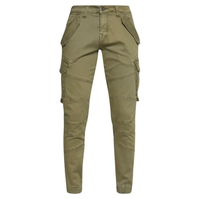 Afbeelding van Alpha Industries Combat LW Cargobroek, Heren, Maat: 30, Oliv