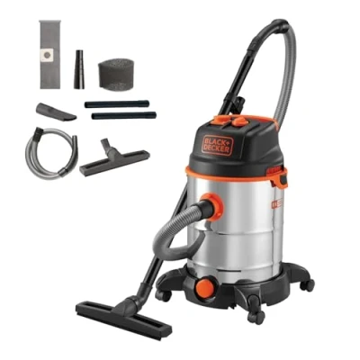Afbeelding van Black+Decker BXVC30XTDE Nat en droogzuiger (1600 W, 30 l)