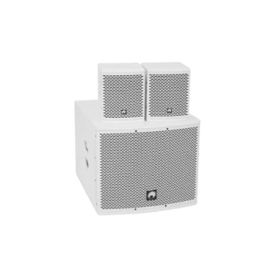 Afbeelding van Omnitronic Set MOLLY 12A Subwoofer active + 2x 6 Top 8 Ohm, white