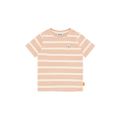 Afbeelding van Steiff Tshirt print voor kinderen, Maat: 98, Flamingo