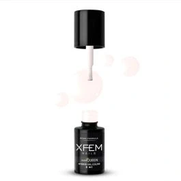 Afbeelding van XFEM UV/LED Hybrid Gellak 6ml. #0162 Yours Pearl Lichtroze Glanzend Gel nagellak