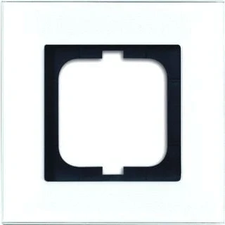Afbeelding van Abb busch jaeger afdekraam enkelvoudig s witglas 2cka001754a4442