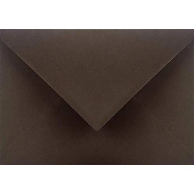 Afbeelding van Netuno 100 enveloppen donkerbruin C5 162x229mm 115g Sirio Color Cacao zonder venster kleurrijk voor bruiloft verjaardag Kerstmis