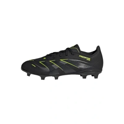 Afbeelding van adidas Uniseks Kind PREDATOR LEAGUE Firm Ground/Multi Ground Football Boots Kids, Core Black/Carbon/Lucid Lemon, 35 EU