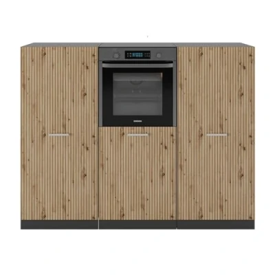 Afbeelding van Vicco Keukenblok &quot;R Line&quot;, Artisanaal eiken/antraciet, 180 cm zonder werkblad