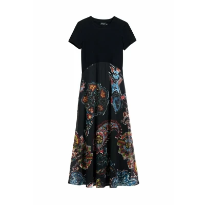 Afbeelding van Desigual M C Lacroix Jurk, Dames, Maat: Large, Black